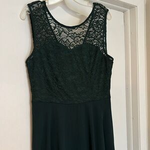 Elegant Green  Lace Dress